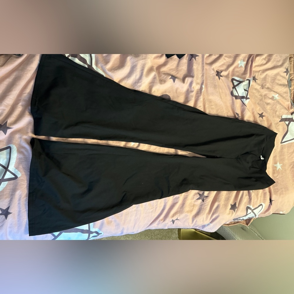 Black Flared Pants